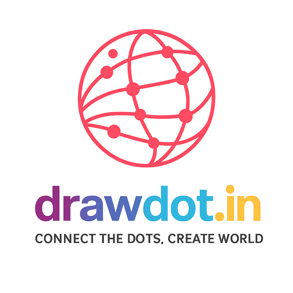 Drawdot Logo - Free Drawing Board for Kids